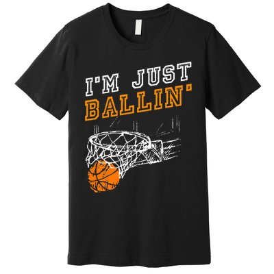 Basketball Gift For Coach Player Premium T-Shirt