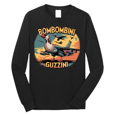 Bombombini Guzzini Funny Italian Brainrot Meme Humor Gen Z  Long Sleeve Shirt