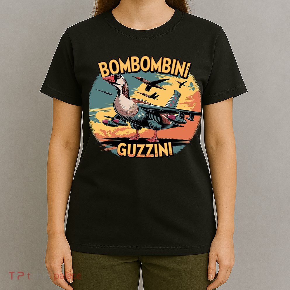 Bombombini Guzzini Funny Italian Brainrot Meme Humor Gen Z  T-Shirt