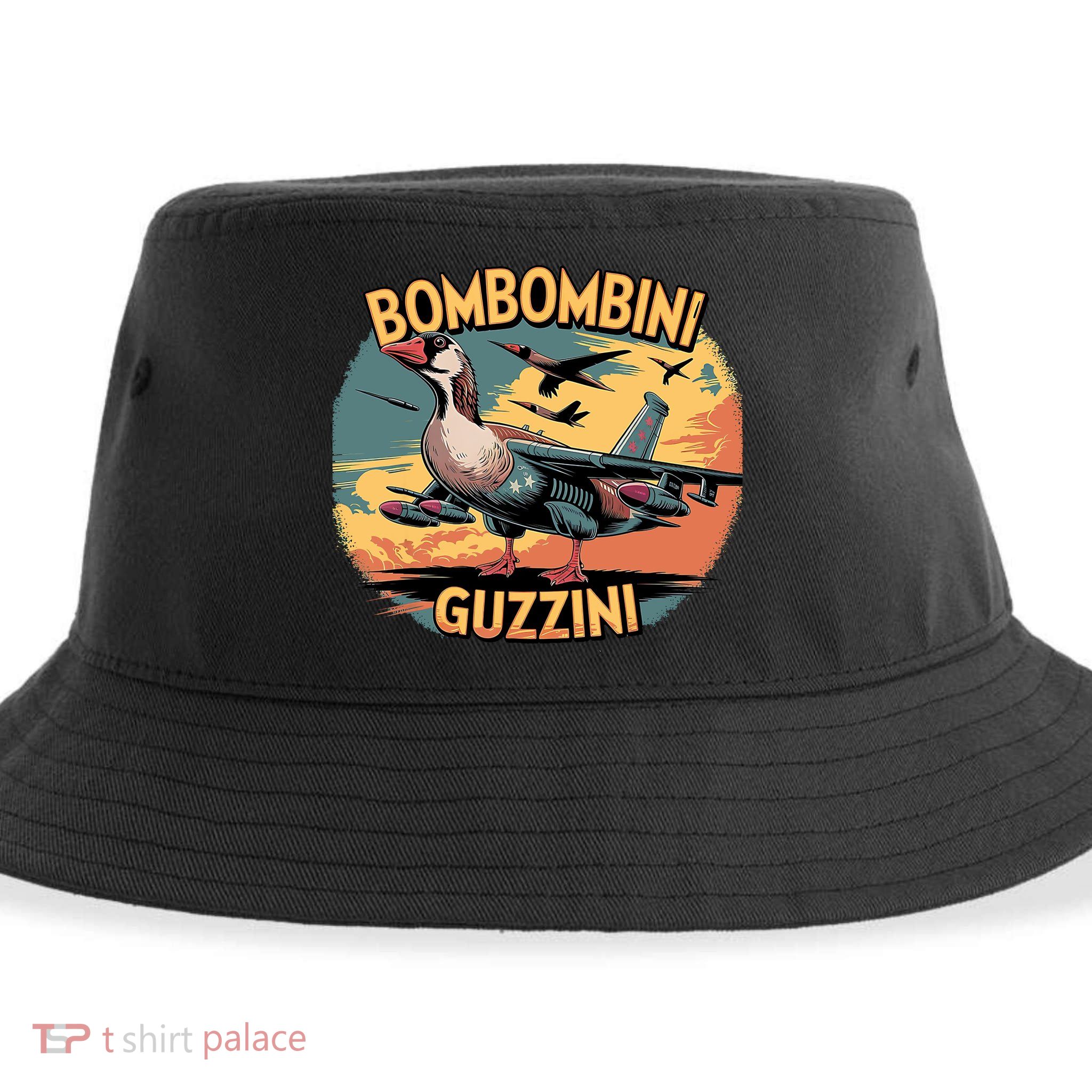 Bombombini Guzzini Funny Italian Brainrot Meme Humor Gen Z  Sustainable Bucket Hat