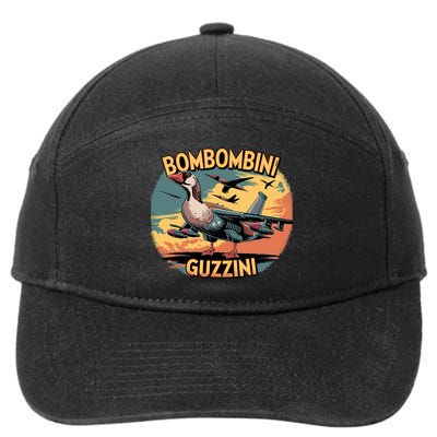 Bombombini Guzzini Funny Italian Brainrot Meme Humor Gen Z  7-Panel Snapback Hat