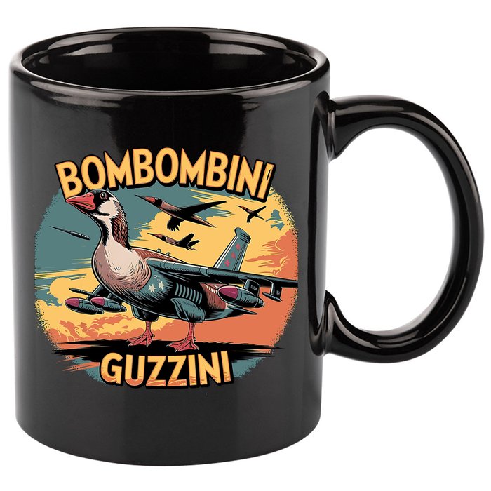 Bombombini Guzzini Funny Italian Brainrot Meme Humor Gen Z  11oz C Handle Ceramic Mug
