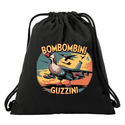 Bombombini Guzzini Funny Italian Brainrot Meme Humor Gen Z  Drawstring Bag