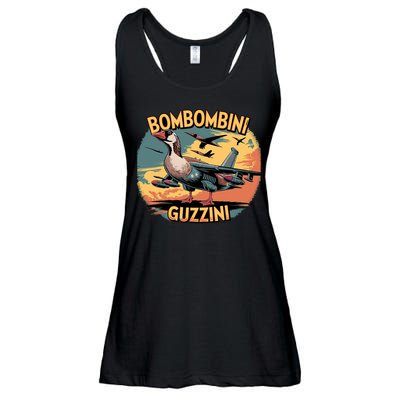 Bombombini Guzzini Funny Italian Brainrot Meme Humor Gen Z  Ladies Essential Flowy Tank