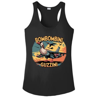 Bombombini Guzzini Funny Italian Brainrot Meme Humor Gen Z  Ladies PosiCharge Competitor Racerback Tank