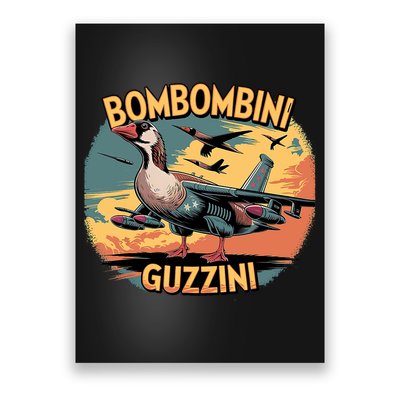 Bombombini Guzzini Funny Italian Brainrot Meme Humor Gen Z  Poster