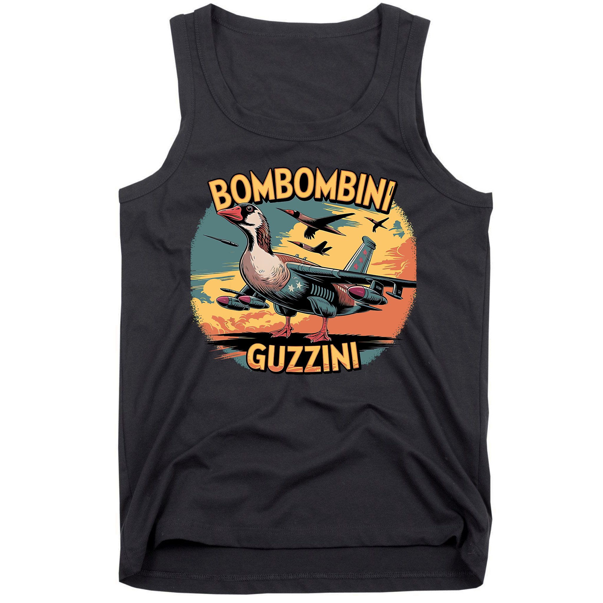 Bombombini Guzzini Funny Italian Brainrot Meme Humor Gen Z  Tank Top