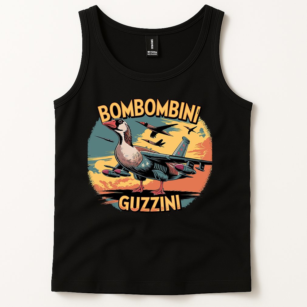 Bombombini Guzzini Funny Italian Brainrot Meme Humor Gen Z  Tank Top