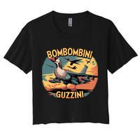 Bombombini Guzzini Funny Italian Brainrot Meme Humor Gen Z  Women's Crop Top Tee