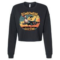 Bombombini Guzzini Funny Italian Brainrot Meme Humor Gen Z  Cropped Pullover Crew