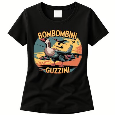 Bombombini Guzzini Funny Italian Brainrot Meme Humor Gen Z  Womens T-Shirt