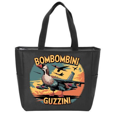 Bombombini Guzzini Funny Italian Brainrot Meme Humor Gen Z  Zip Tote Bag
