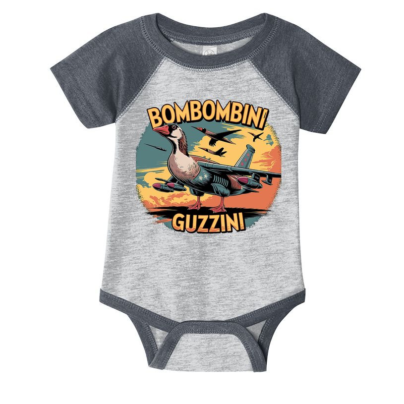 Bombombini Guzzini Funny Italian Brainrot Meme Humor Gen Z  Infant Baby Jersey Bodysuit