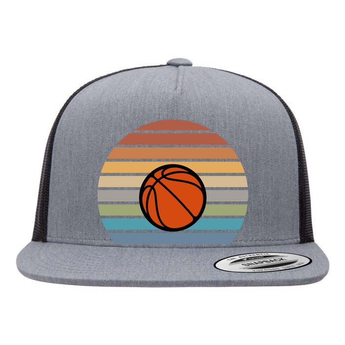 Basketball Gift For Basketball Fan Sport Team Flat Bill Trucker Hat