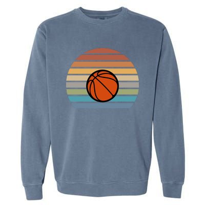 Basketball Gift For Basketball Fan Sport Team Garment-Dyed Sweatshirt