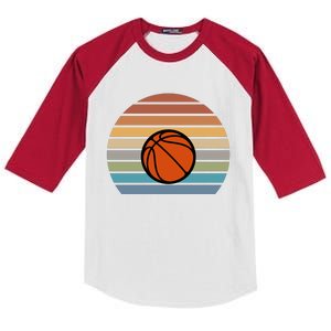 Basketball Gift For Basketball Fan Sport Team Kids Colorblock Raglan Jersey