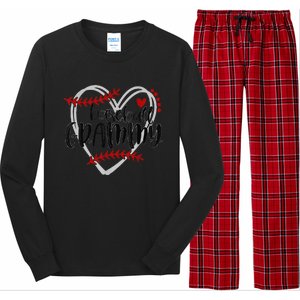 Baseball Grammy For Grandma Women Mother's Day Long Sleeve Pajama Set