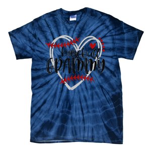 Baseball Grammy For Grandma Women Mother's Day Tie-Dye T-Shirt