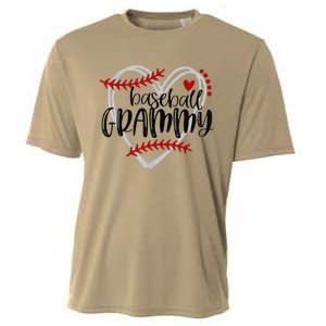 Baseball Grammy For Grandma Women Mother's Day Cooling Performance Crew T-Shirt