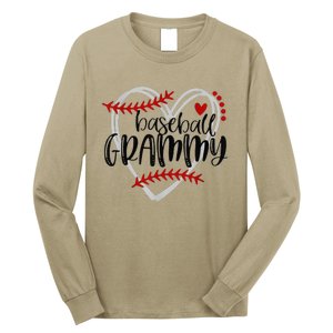 Baseball Grammy For Grandma Women Mother's Day Long Sleeve Shirt