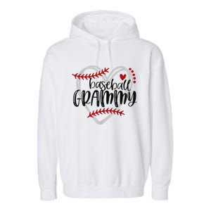 Baseball Grammy For Grandma Women Mother's Day Garment-Dyed Fleece Hoodie