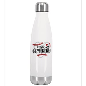 Baseball Grammy For Grandma Women Mother's Day Stainless Steel Insulated Water Bottle