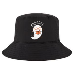 Booooks Ghost Funny Halloween Teacher Book Library Reading Cool Comfort Performance Bucket Hat