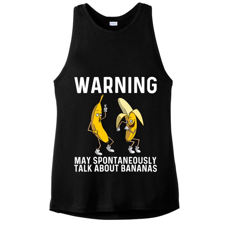 Banana Gift For Men Women Boys Girls Kids Banana Fruit Lover Gift Ladies PosiCharge Tri-Blend Wicking Tank