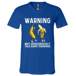 Banana Gift For Men Women Boys Girls Kids Banana Fruit Lover Gift V-Neck T-Shirt