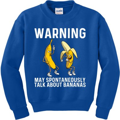 Banana Gift For Men Women Boys Girls Kids Banana Fruit Lover Gift Kids Sweatshirt