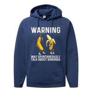 Banana Gift For Men Women Boys Girls Kids Banana Fruit Lover Gift Performance Fleece Hoodie