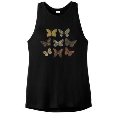 Butterfly Grunge Fairycore Aesthetic Fairy Core Ladies PosiCharge Tri-Blend Wicking Tank