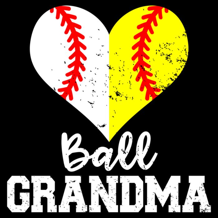 Ball Grandma Funny Baseball Softball Grandma Gift Cooling Performance Crew T-Shirt