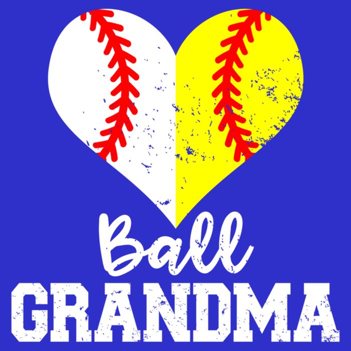 Ball Grandma Funny Baseball Softball Grandma Gift Toddler T-Shirt