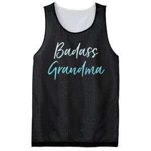 Badass Grandma Funny Grandmother Gifts For Nana Mesh Reversible Basketball Jersey Tank