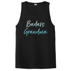 Badass Grandma Funny Grandmother Gifts For Nana PosiCharge Competitor Tank