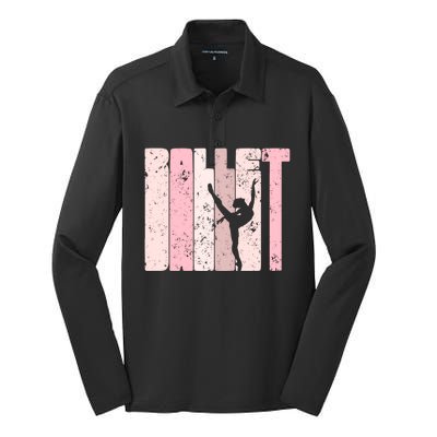 Ballet Gift For Teen Gift Silhouette Ballet Dance Gift Silk Touch Performance Long Sleeve Polo