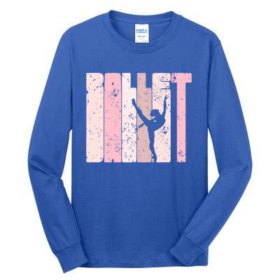 Ballet Gift For Teen Gift Silhouette Ballet Dance Gift Tall Long Sleeve T-Shirt