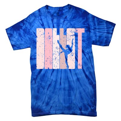 Ballet Gift For Teen Gift Silhouette Ballet Dance Gift Tie-Dye T-Shirt