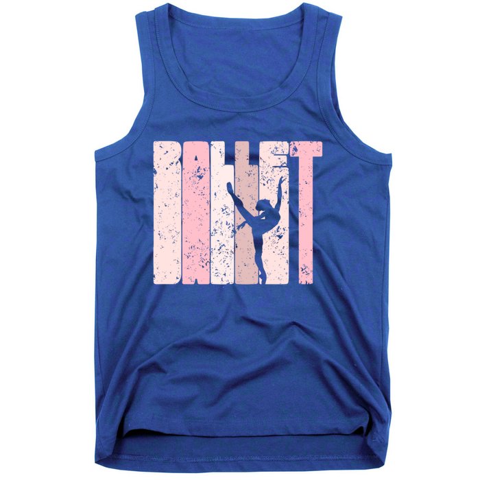 Ballet Gift For Teen Gift Silhouette Ballet Dance Gift Tank Top