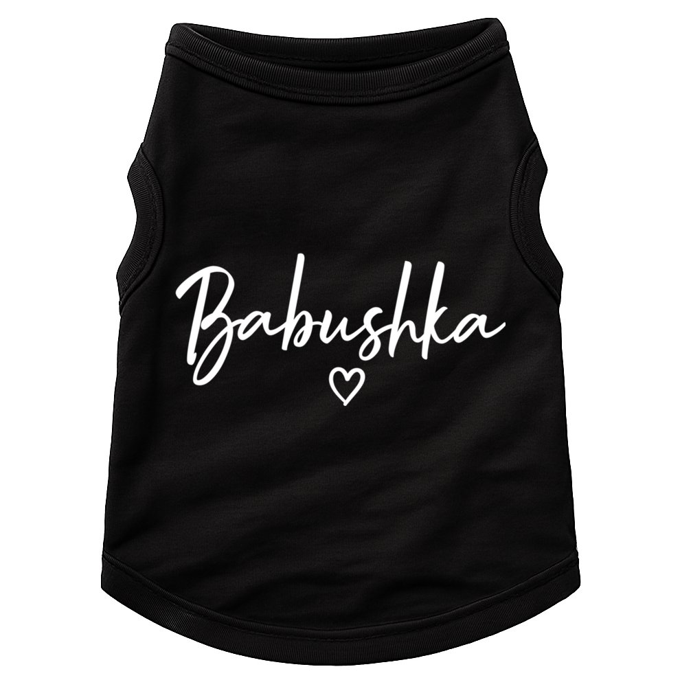 Babushka Gifts For Women Grandma Heart MotherS Day Babushka Doggie Tank