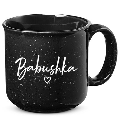 Babushka Gifts For Women Grandma Heart MotherS Day Babushka 15oz Campfire Ceramic Mug