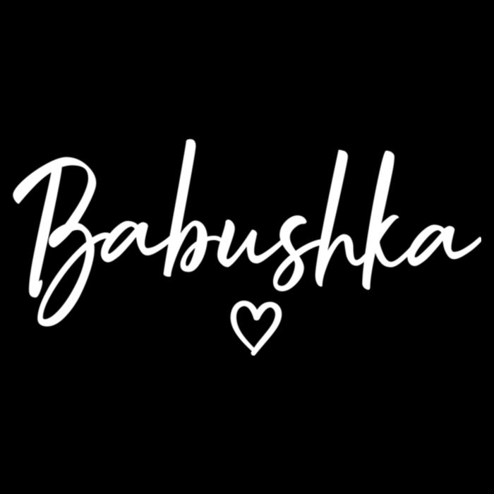 Babushka Gifts For Women Grandma Heart MotherS Day Babushka Flat Bill Trucker Hat