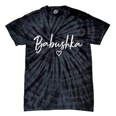 Babushka Gifts For Women Grandma Heart MotherS Day Babushka Tie-Dye T-Shirt