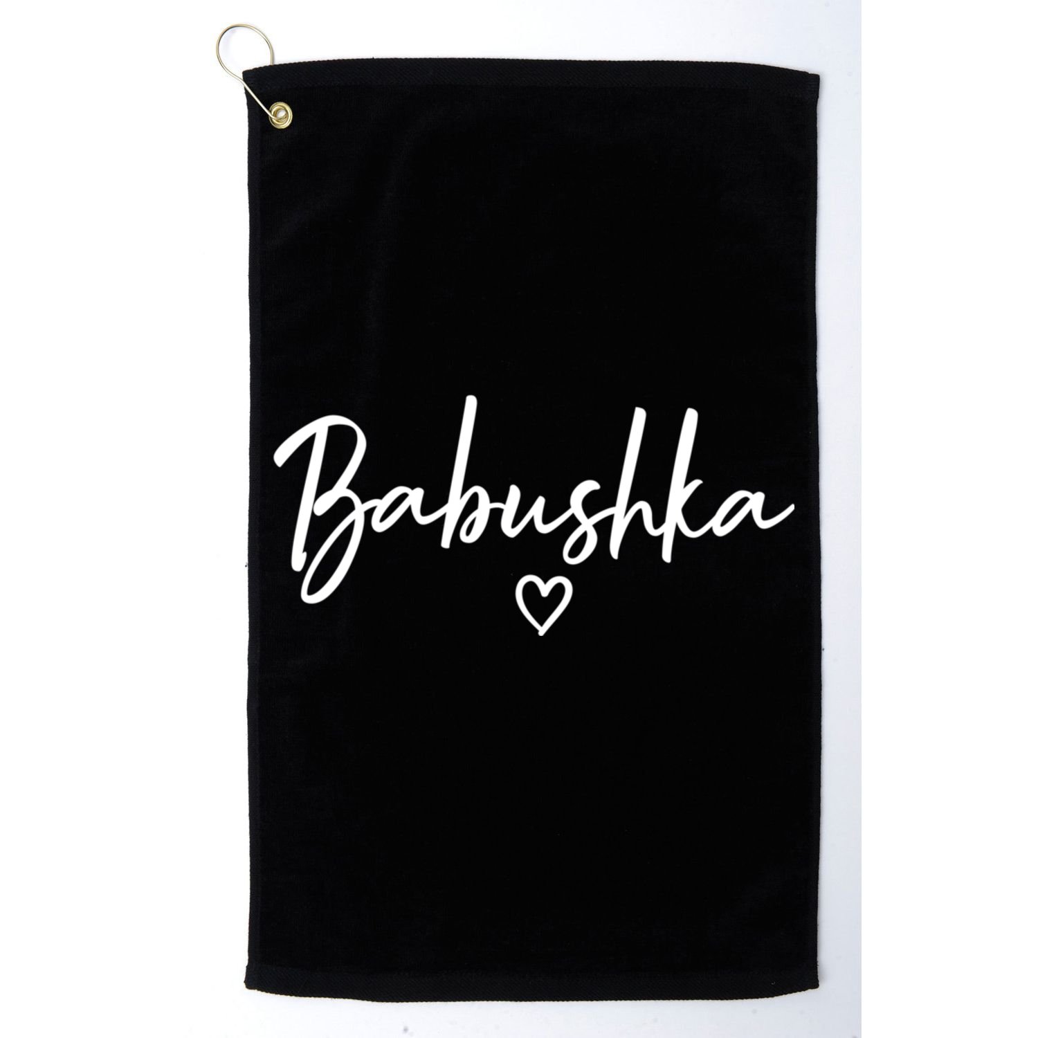 Babushka Gifts For Women Grandma Heart MotherS Day Babushka Golf Towel