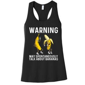 Banana Gift For Men Women Boy Girl Kids Banana Fruit Lover Women's Racerback Tank