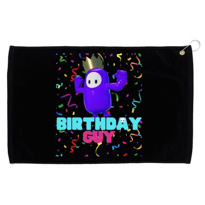 Birthday Guy Fun Popular Video Game Theme Birthday Grommeted Golf Towel