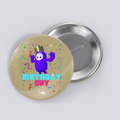 Birthday Guy Fun Popular Video Game Theme Birthday Button