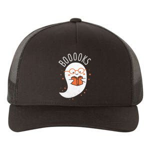 Booooks Ghost Funny Halloween Teacher Book Library Reading Yupoong Adult 5-Panel Trucker Hat