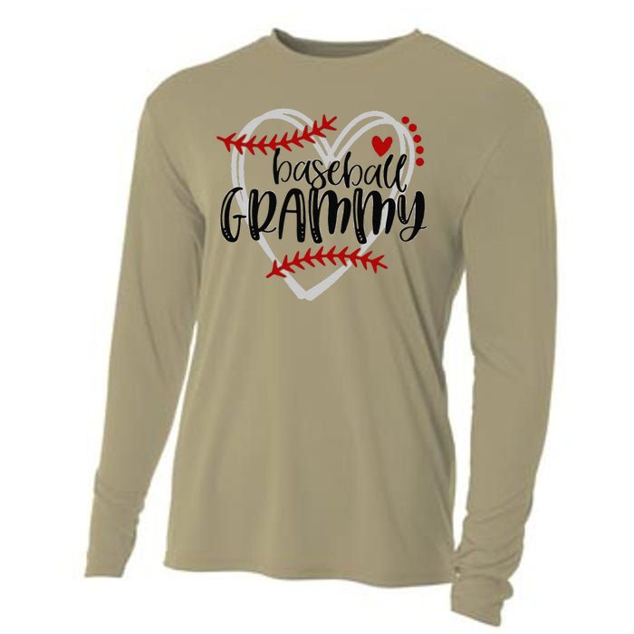 Baseball Grammy For Grandma Women Mother's Day Cooling Performance Long Sleeve Crew